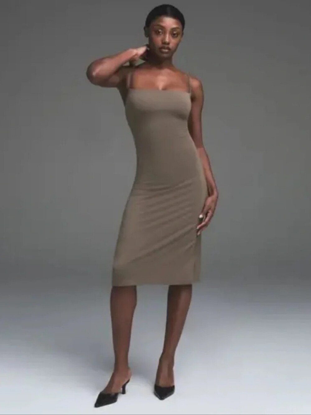 Skims Smooth Lounge Midi Dress